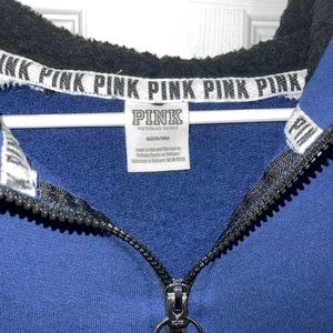 PINK half zip hoodie.